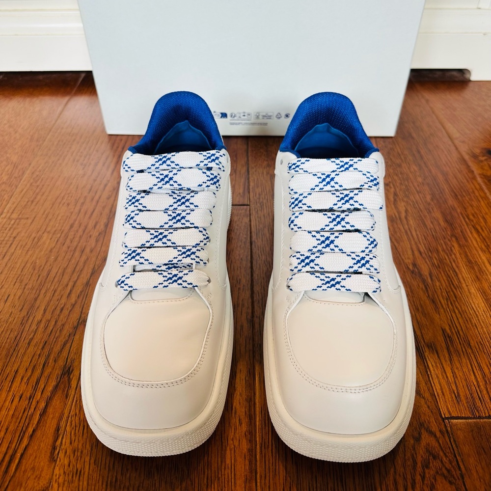 Burberry Men's Leather Stock Sneakers